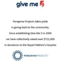 COMMUNITY SPIRIT

We proudly support and give back to the communities we work within.

The Peregrine Projects team are proud to be...
